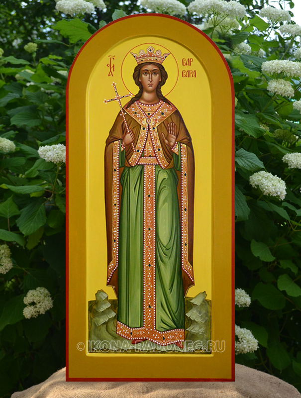 Икона Варвара Илиопольская