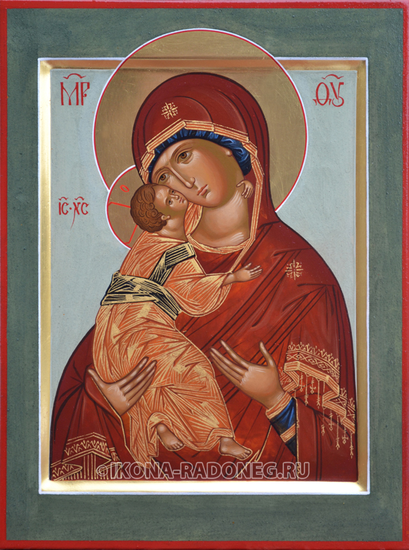 Икона Владимирская икона Богородицы “Рублевская”