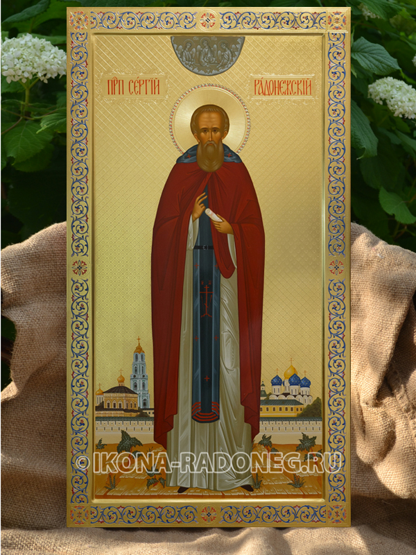 Икона Сергий Радонежский – мерная икона
