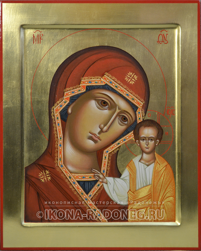 Икона Казанская икона Божией Матери