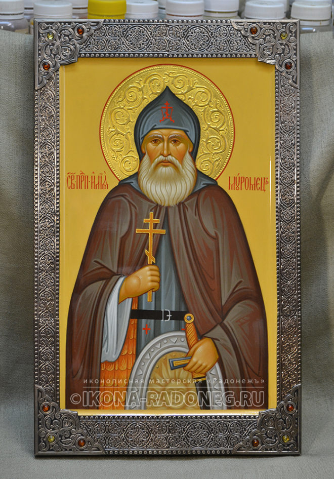 Икона преподобного Ильи Муромца